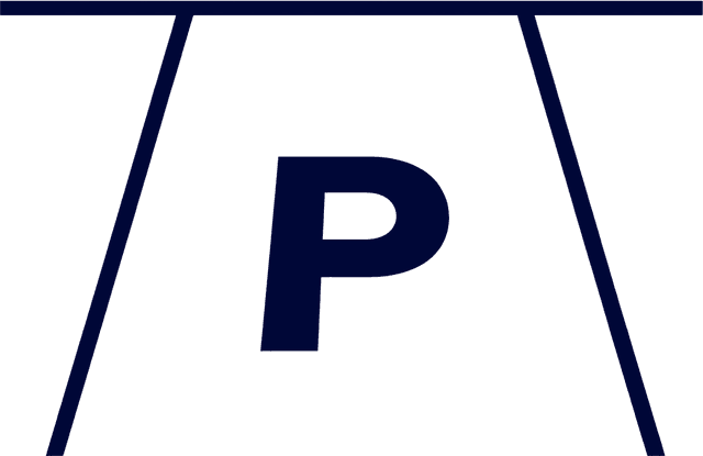 Prazno parkirno mjesto s oznakom P